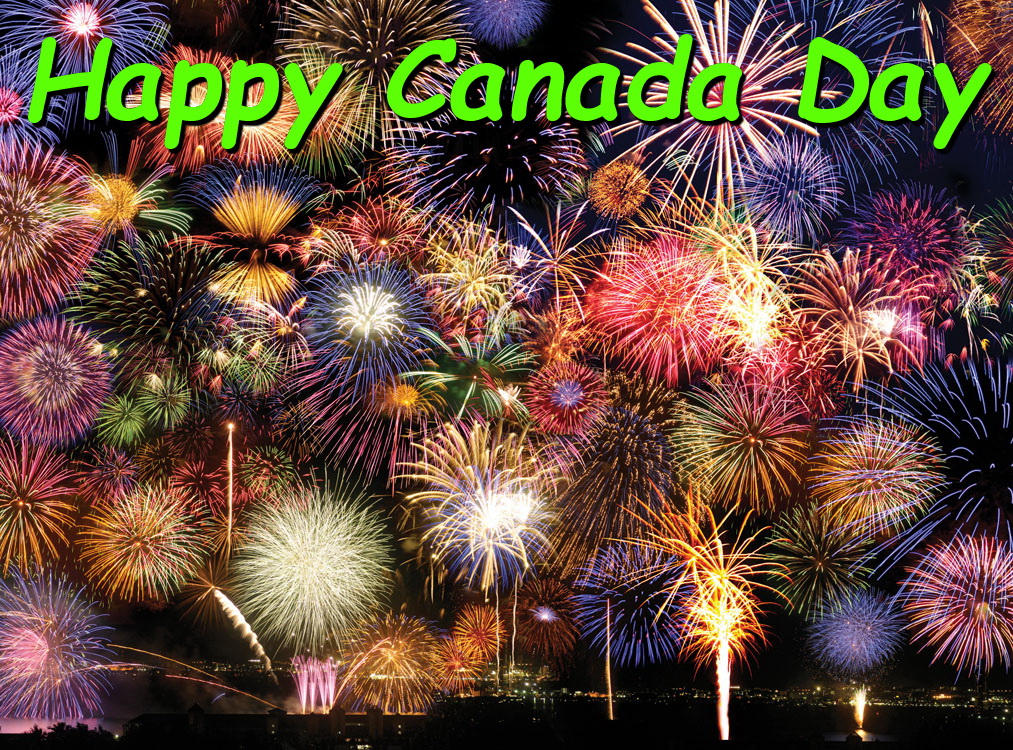 Happy Canada Day Fireworks