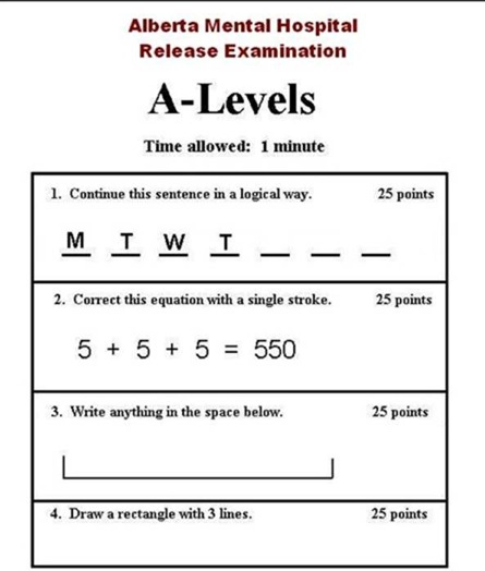 Mental Exam
