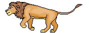 Running Lion